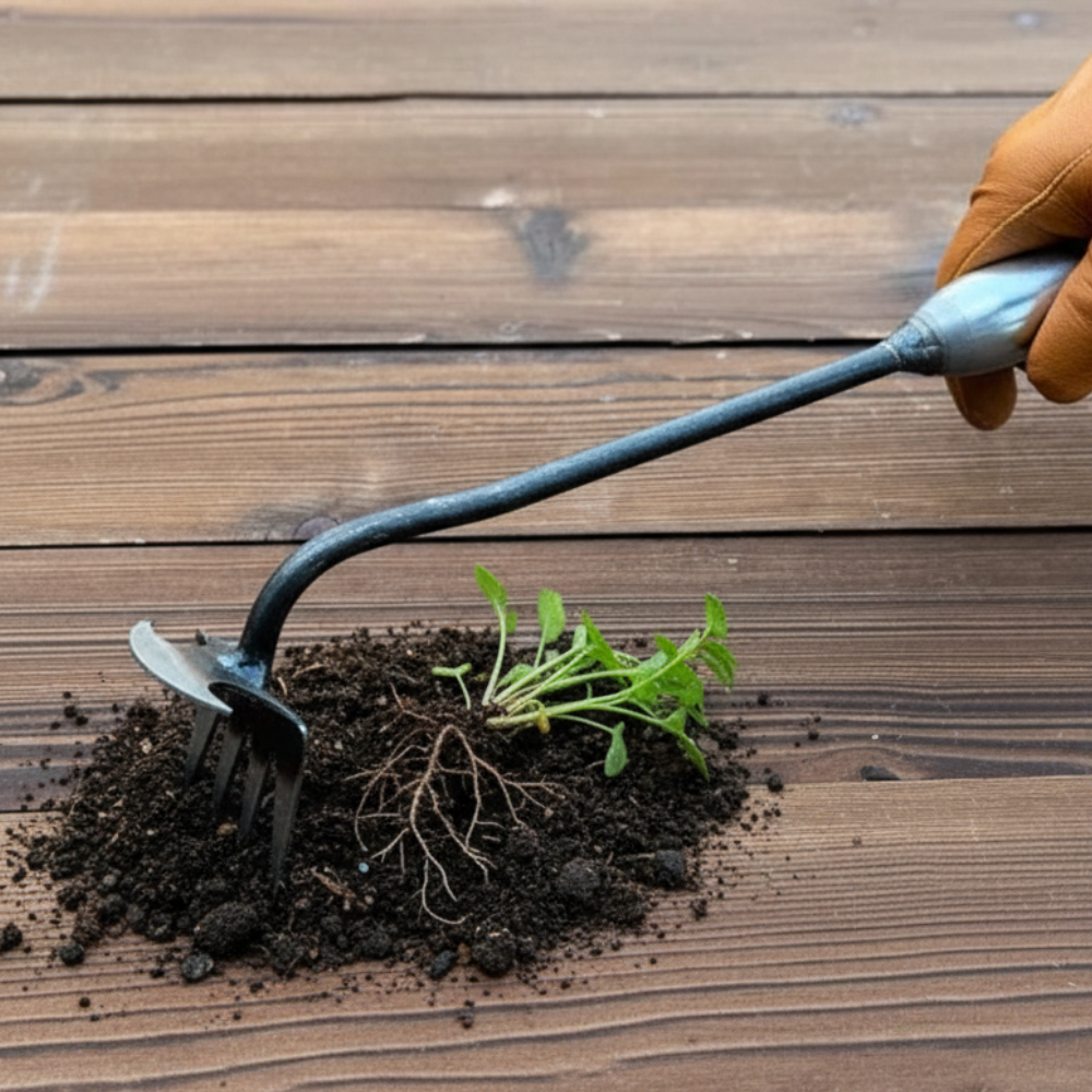 Outil de désherbage de jardin robuste