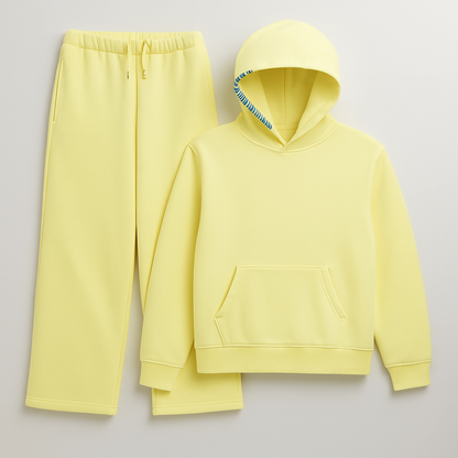 Unisex Übergroßer Hoodie Baumwollfleece Streetwear