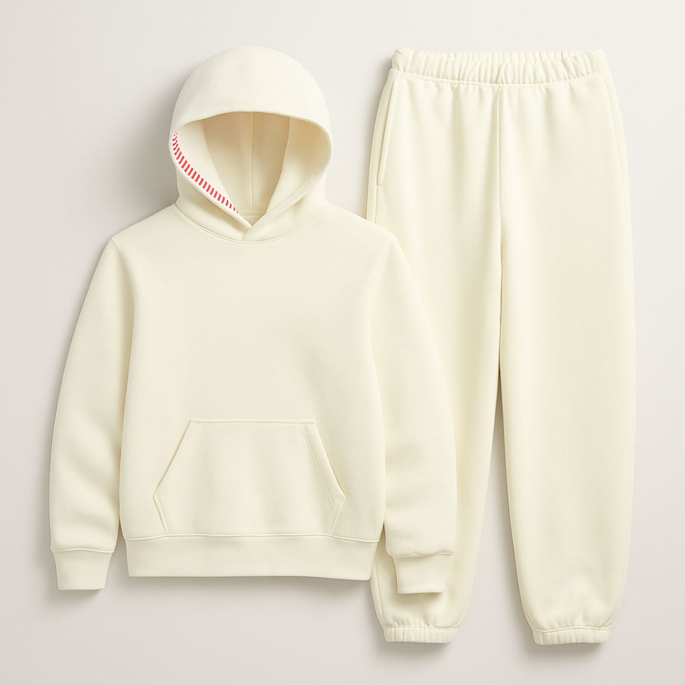 Unisex Übergroßer Hoodie Baumwollfleece Streetwear