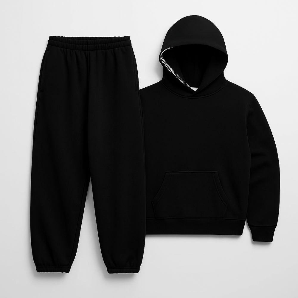 Unisex Übergroßer Hoodie Baumwollfleece Streetwear