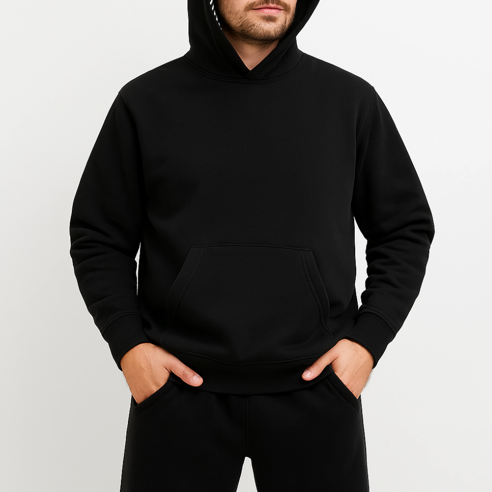 Unisex Übergroßer Hoodie Baumwollfleece Streetwear