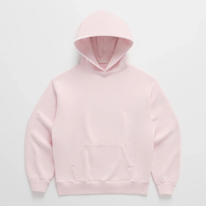 Unisex Übergroßer Hoodie Baumwollfleece Streetwear