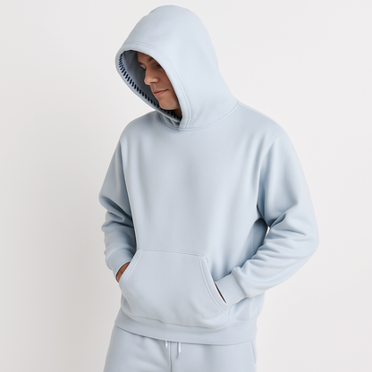 Unisex Übergroßer Hoodie Baumwollfleece Streetwear