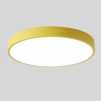 Ceiling light wood LED modern flush mount