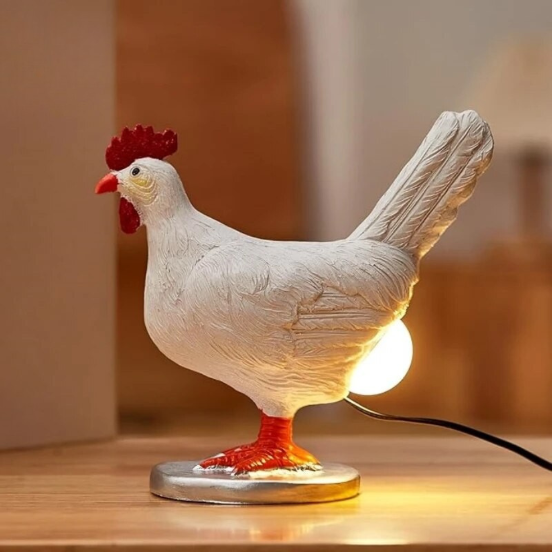Nachttischlampe Neuheit Hühner LED Licht