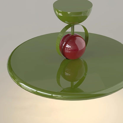 Lámpara de techo moderna redonda de metal con LED