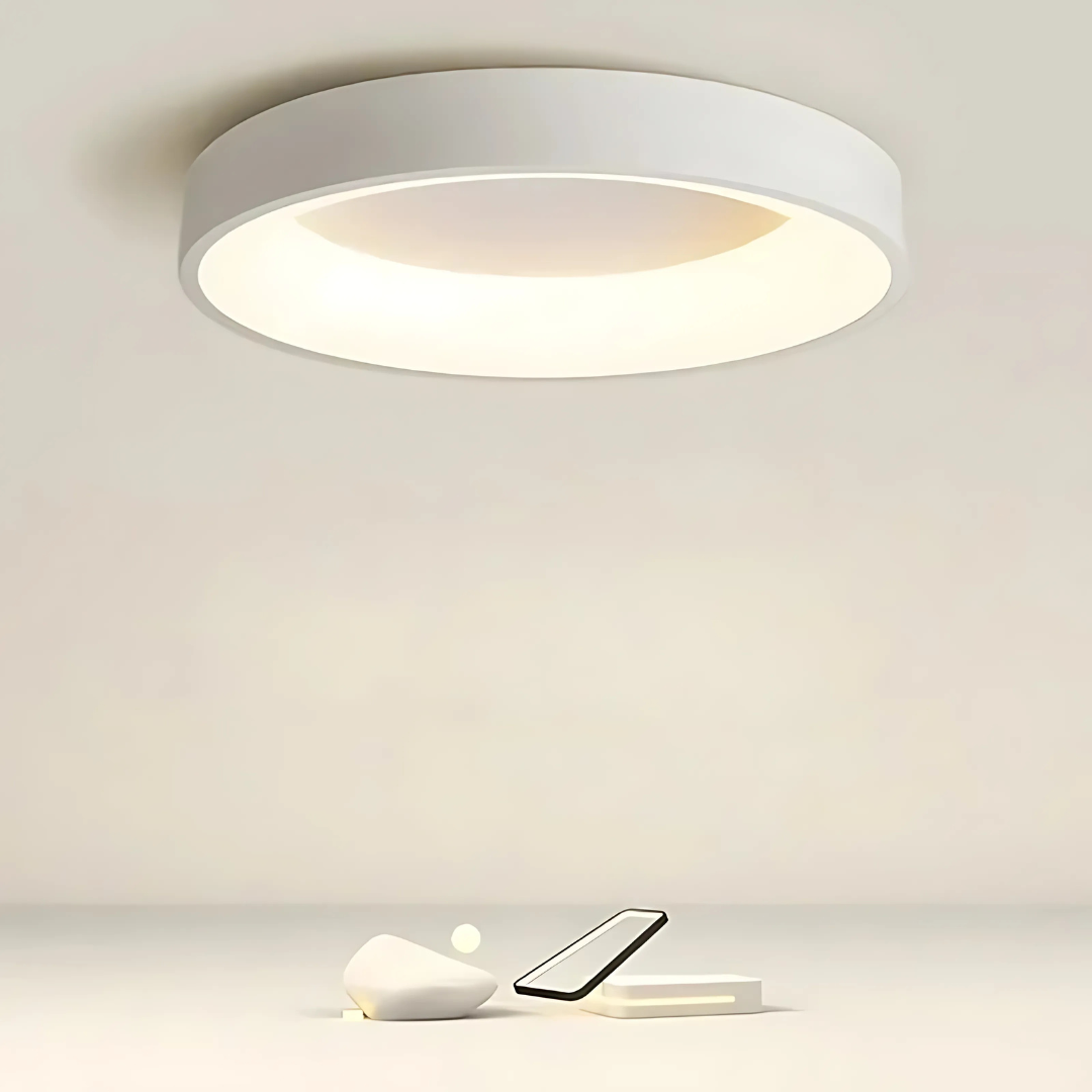 Minimalistyczna lampa sufitowa LED okrągła