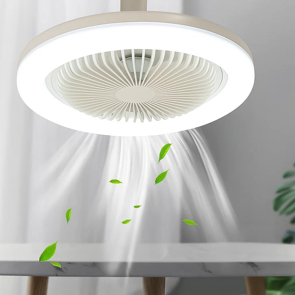 Luz de techo con control remoto para ventilador