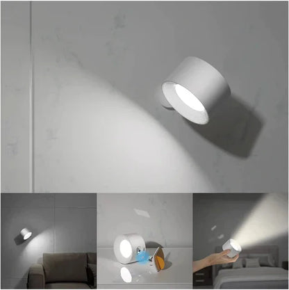 Applique murale sans fil réglable lampe LED rechargeable