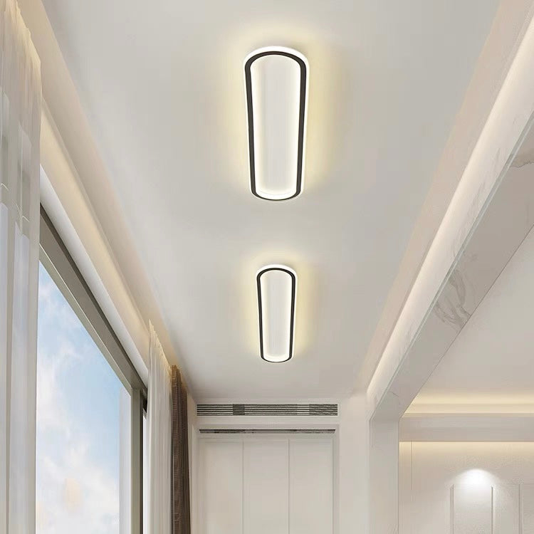 Sleek Minimalist Art Deco LED Ceiling Light Fixture for Modern Interiors – Stylish Illumination for Your Home Decor