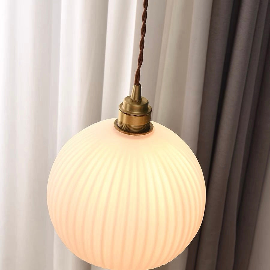 Contemporary Glass Pendant Light for Kitchen - Stylish Hanging Lamp to Illuminate Your Cooking Space with Elegance