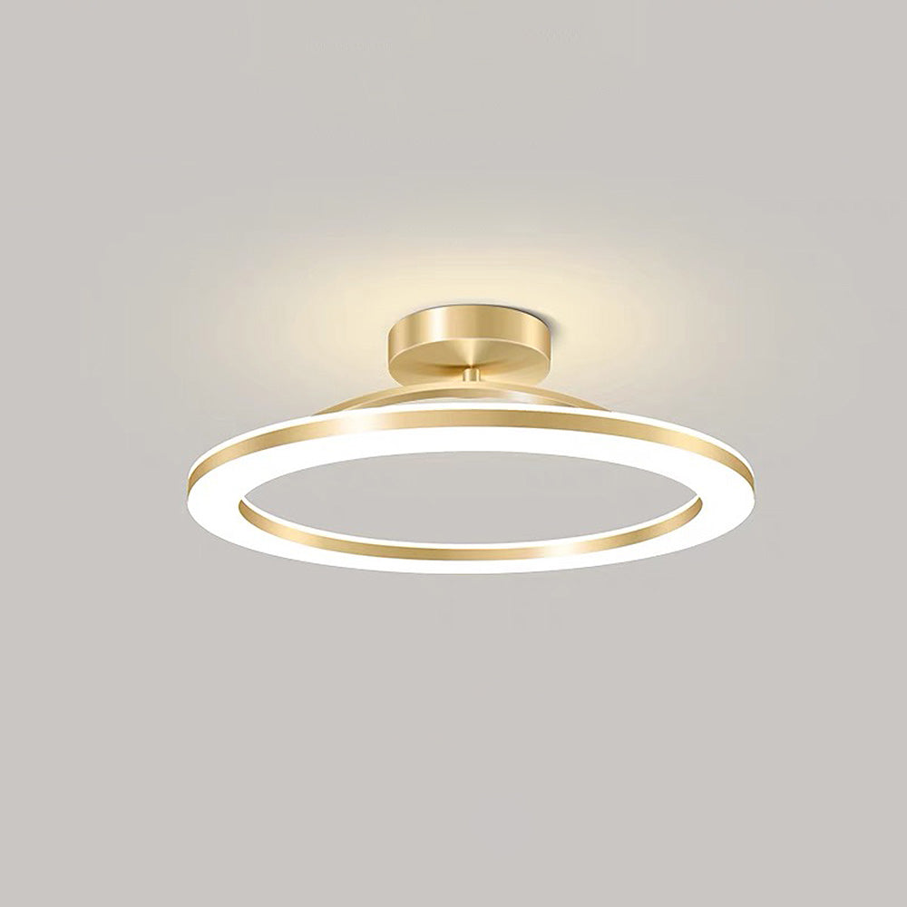 Elegant Gold LED Ceiling Lights for Living Room - Modern Lighting Fixtures for Stylish Home Décor and Ambiance