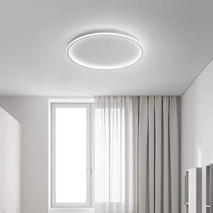 Sleek Ultra-Thin Round Low Ceiling Light Fixture for Modern Spaces - Stylish Illumination for Contemporary Interiors