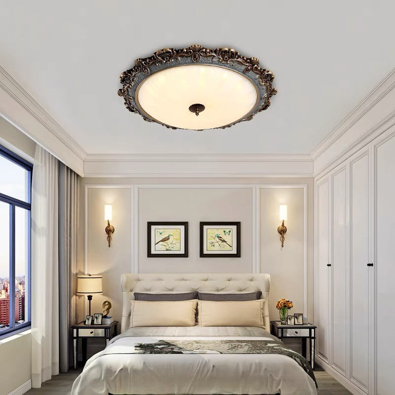 Contemporary Resin Flush Mount Ceiling Light Fixture for Stylish Modern Interiors and Elegant Home Lighting Solutions