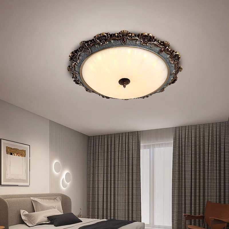 Contemporary Resin Flush Mount Ceiling Light Fixture for Stylish Modern Interiors and Elegant Home Lighting Solutions