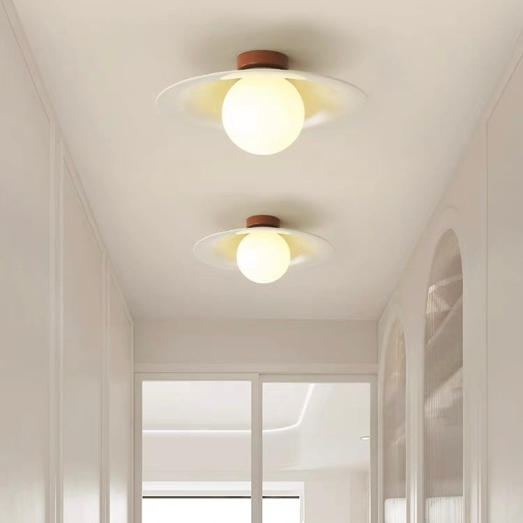 Vintage Iron Aisle LED Ceiling Lights - Stylish Retro Illumination for Hallways and Living Spaces