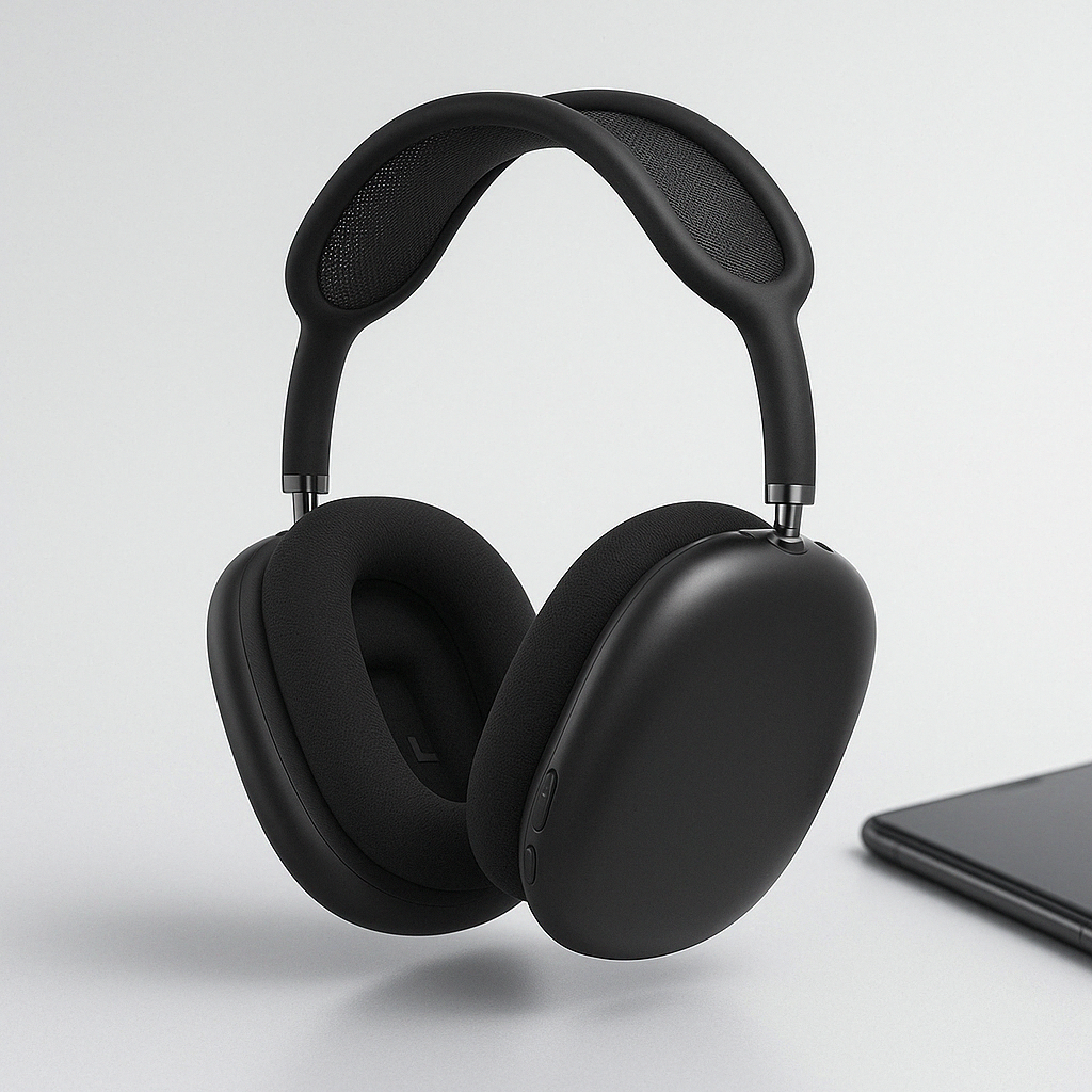 Auriculares inalámbricos con cancelación de ruido y diseño circumaural