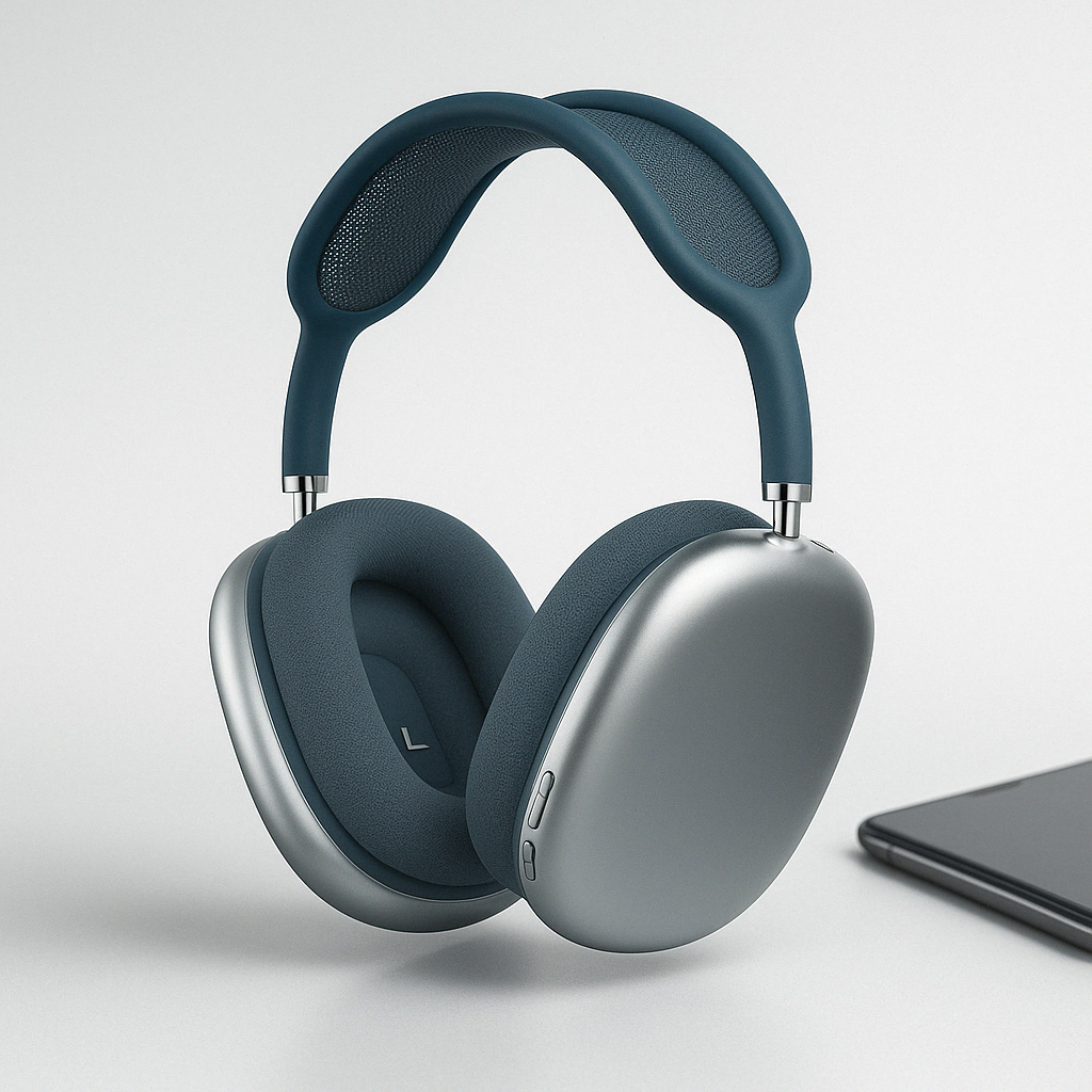 Auriculares inalámbricos con cancelación de ruido y diseño circumaural