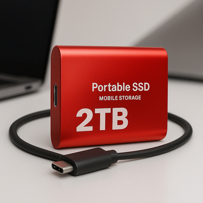 Disque dur externe SSD portable 2TB Stockage compact rapide Meilleure qualité