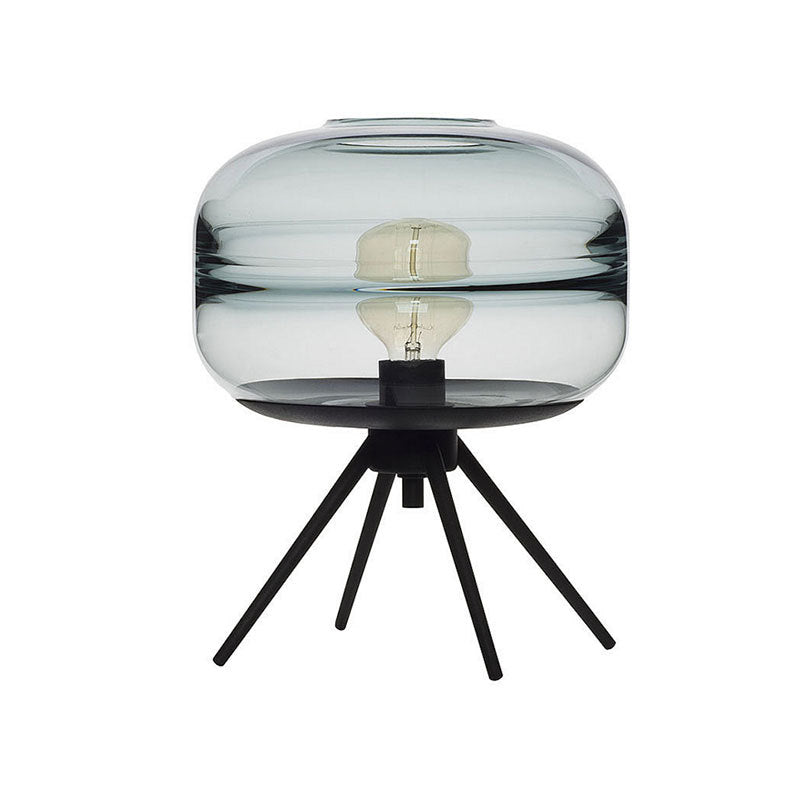 Sleek Modern Bedside Glass Table Lamps for Stylish Bedroom Lighting and Elegant Home Décor - Perfect for Nightstands and Reading.