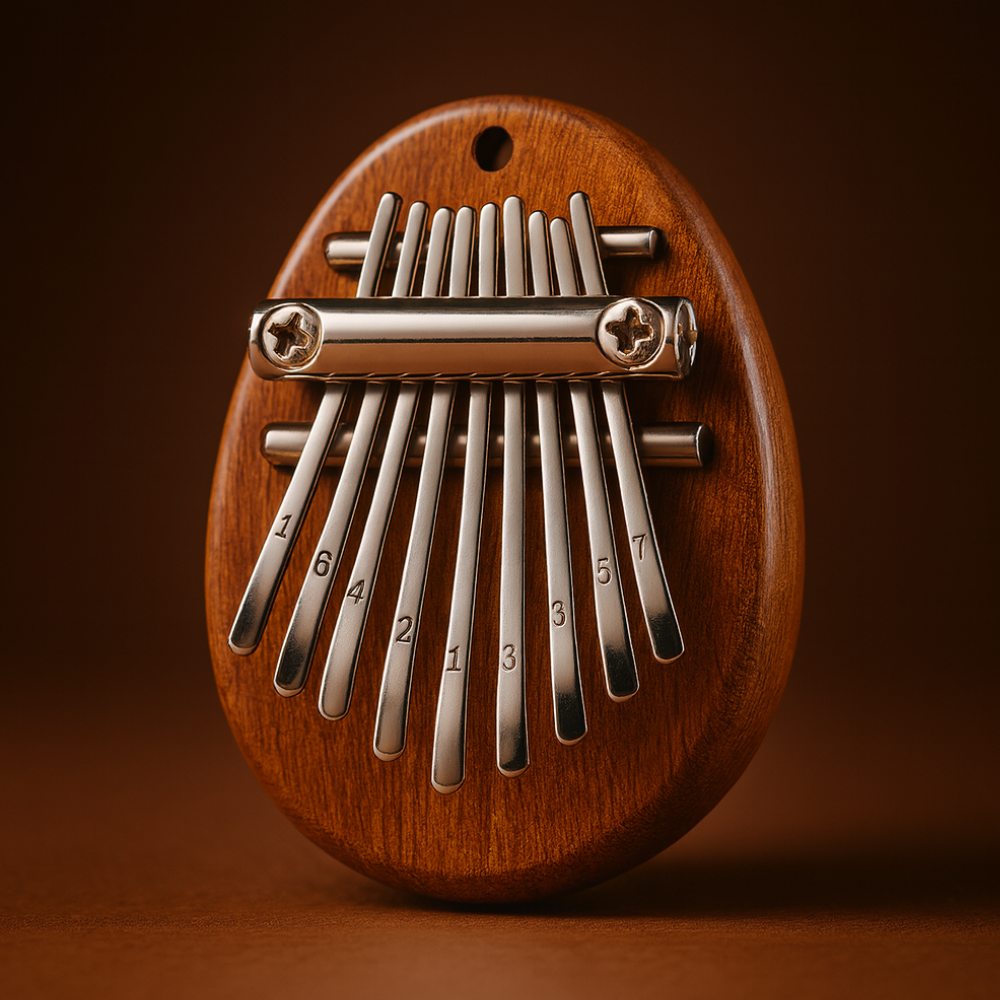 Instrument Kalimba Mini Thumb Piano 8 Key Portable Crystal Acrylic