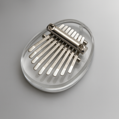 Instrument Kalimba Mini Thumb Piano 8 Key Portable Crystal Acrylic