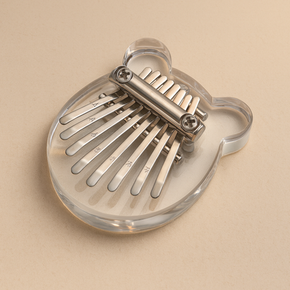 Instrument Kalimba Mini Thumb Piano 8 Key Portable Crystal Acrylic