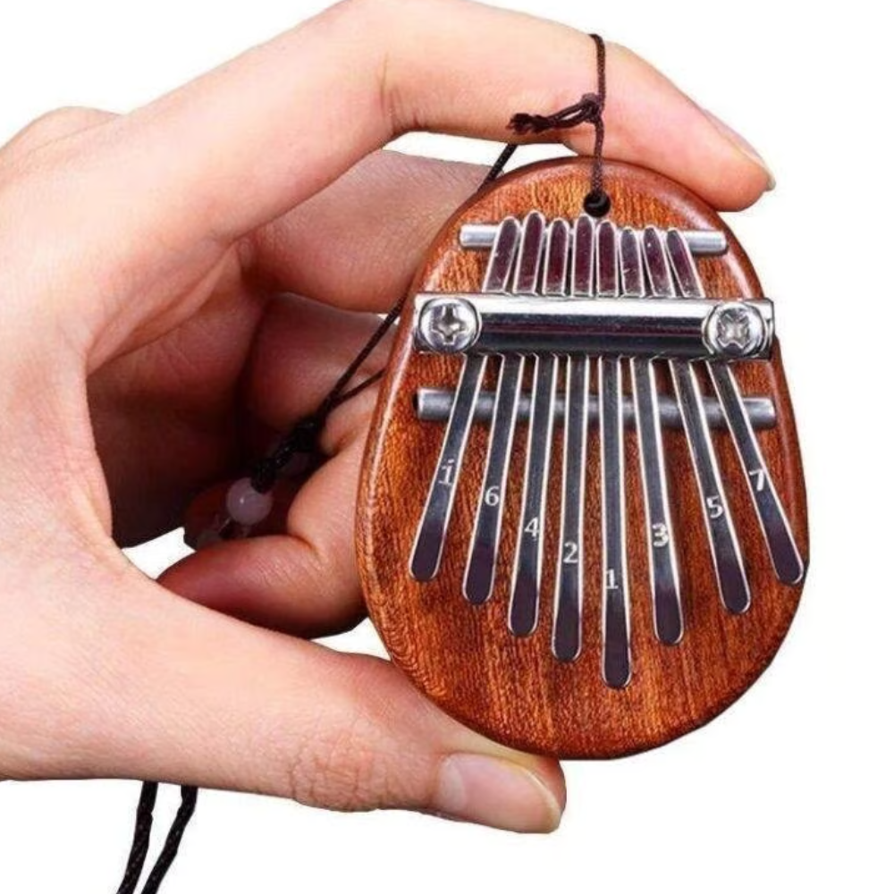 Instrument Kalimba Mini Thumb Piano 8 Key Portable Crystal Acrylic