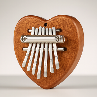 Instrument Kalimba Mini Thumb Piano 8 Key Portable Crystal Acrylic