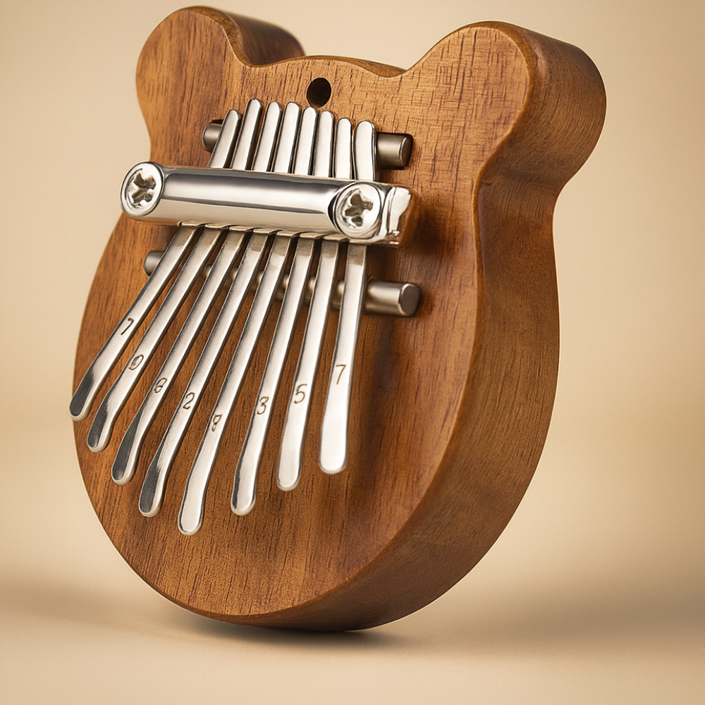 Instrument Kalimba Mini Thumb Piano 8 Key Portable Crystal Acrylic