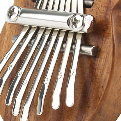 Instrument Kalimba Mini Thumb Piano 8 Key Portable Crystal Acrylic