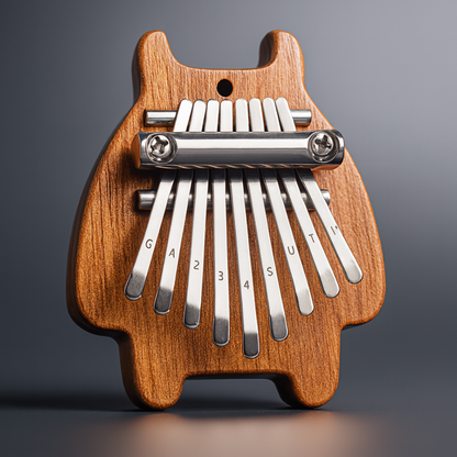 Instrument Kalimba Mini Thumb Piano 8 Key Portable Crystal Acrylic