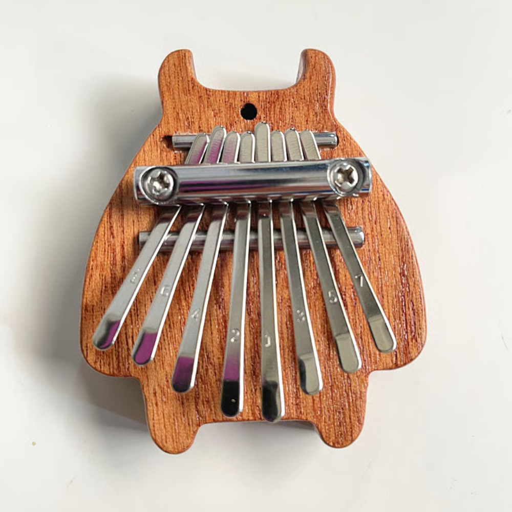 Instrument Kalimba Mini Thumb Piano 8 Key Portable Crystal Acrylic