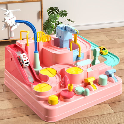 Kids Car Track Adventure Playset Toy