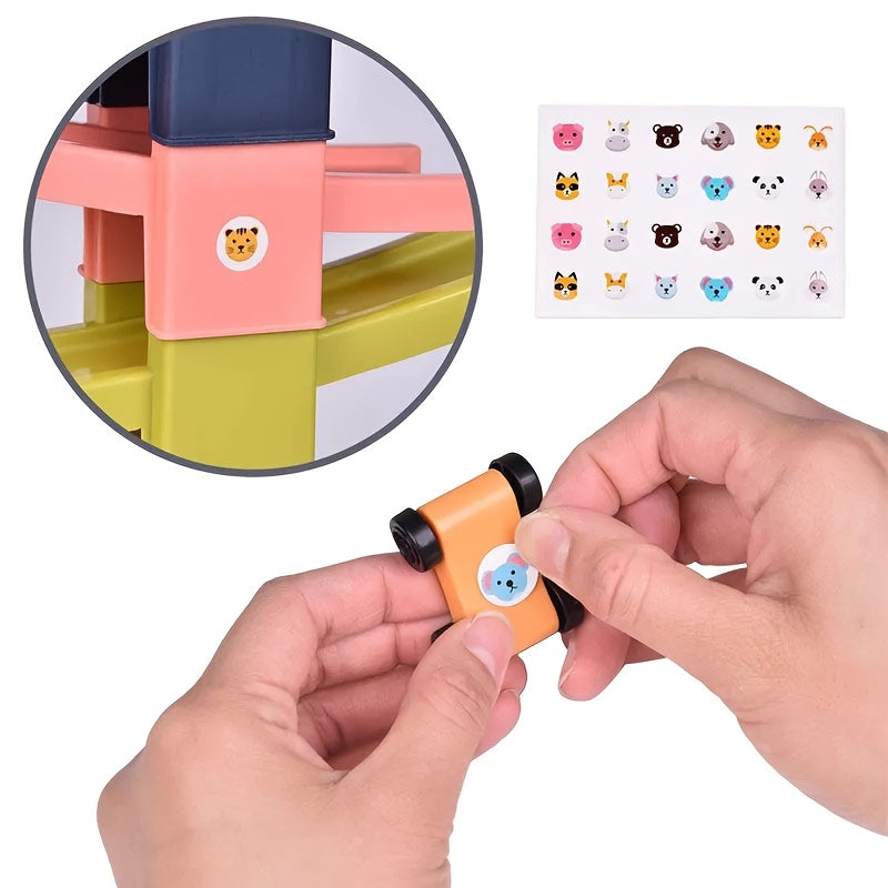 Kids Car Track Toy Plastic Racing Set