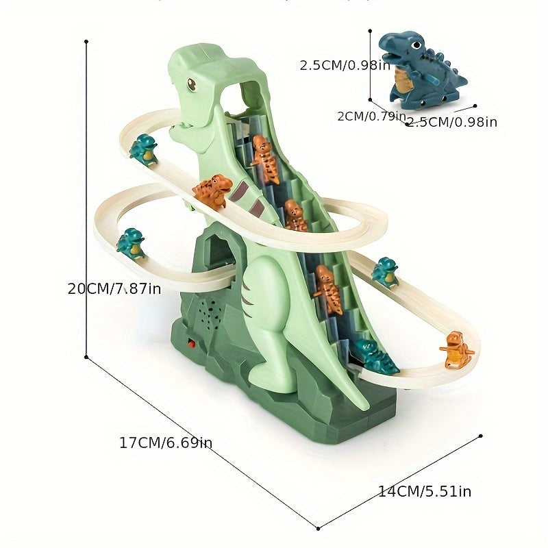 Zabawka dla dzieci dinozaur ciężarówka światła muzyka