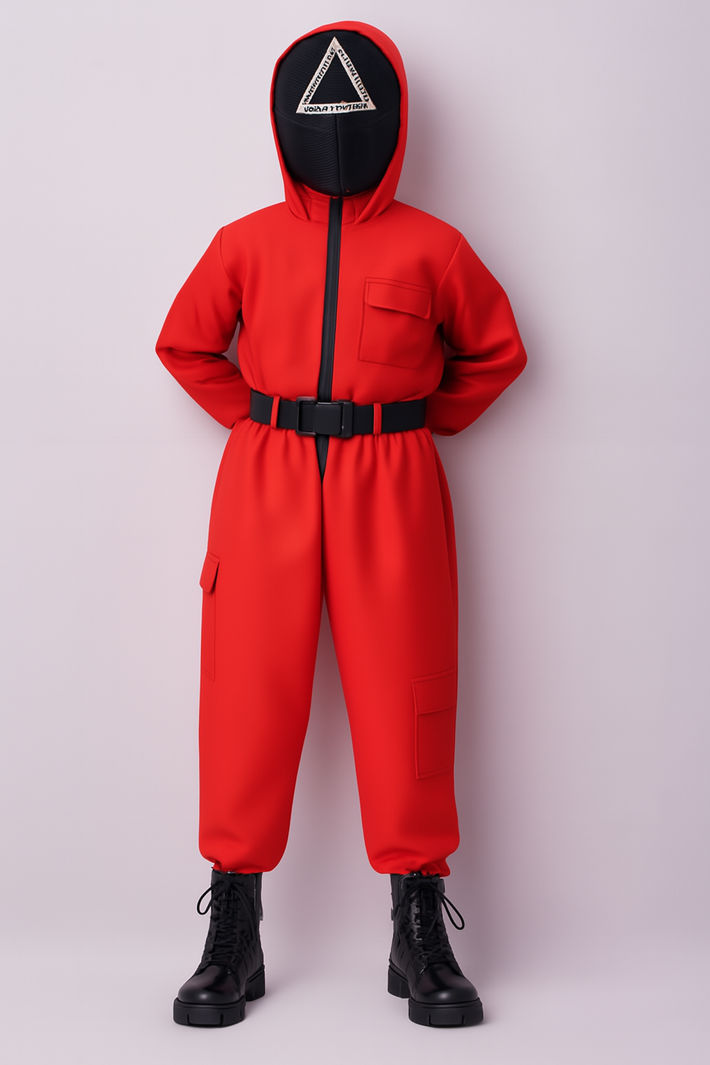 Kids Guard Costume Jumpsuit | Hooded Mask Outfit