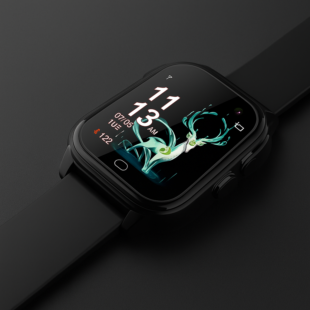 Dziecięcy inteligentny zegarek z lokalizatorem GPS, zegarek z ekranem dotykowym i możliwością ładowania