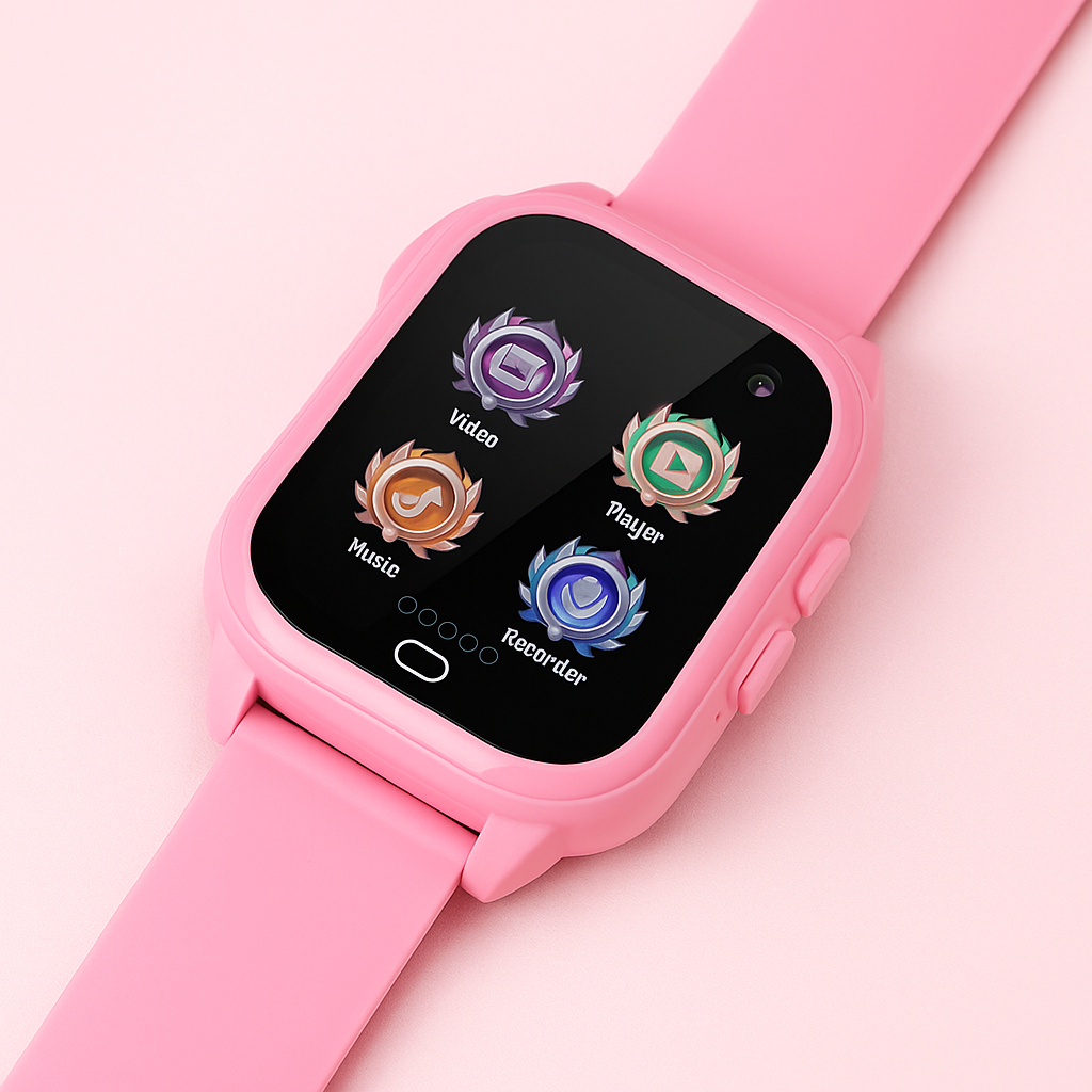 Dziecięcy inteligentny zegarek z lokalizatorem GPS, zegarek z ekranem dotykowym i możliwością ładowania