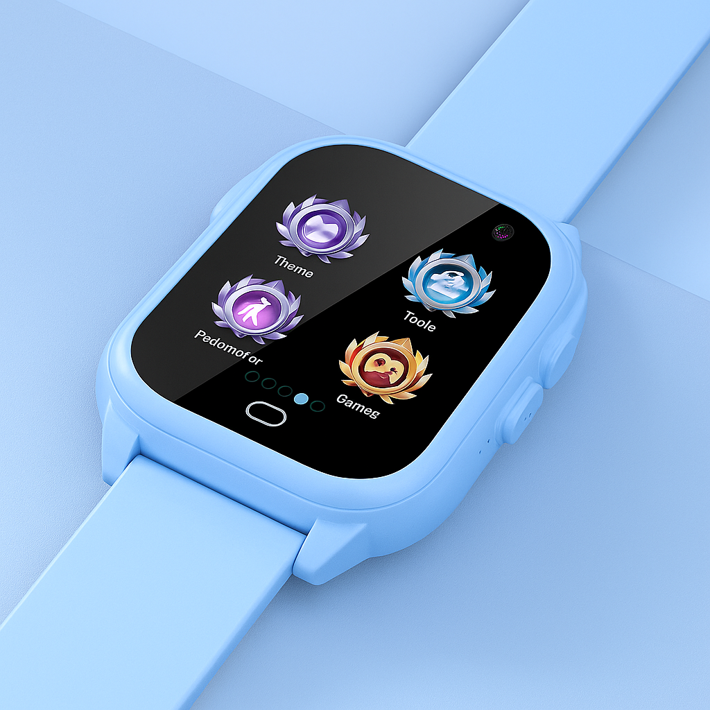 Dziecięcy inteligentny zegarek z lokalizatorem GPS, zegarek z ekranem dotykowym i możliwością ładowania