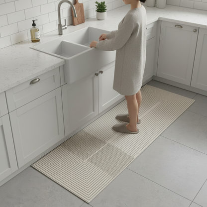 Mata kuchenna antypoślizgowa chłonąca wodę zmywalny dywanik podłogowy