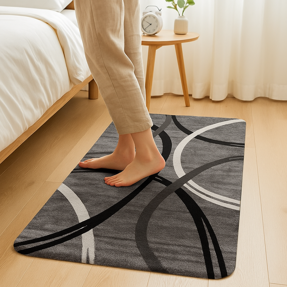 Tappeto da cucina moderno astratto antiscivolo per pavimento