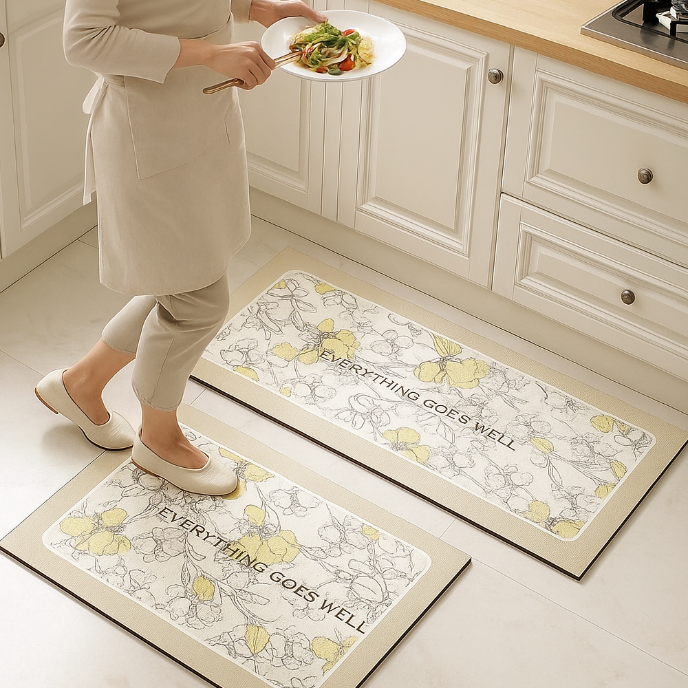 Tappeto da cucina impermeabile antiscivolo in PVC per pavimenti