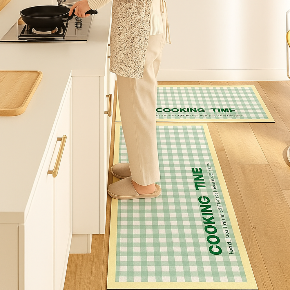 Tappeto da cucina impermeabile antiscivolo in PVC per pavimenti