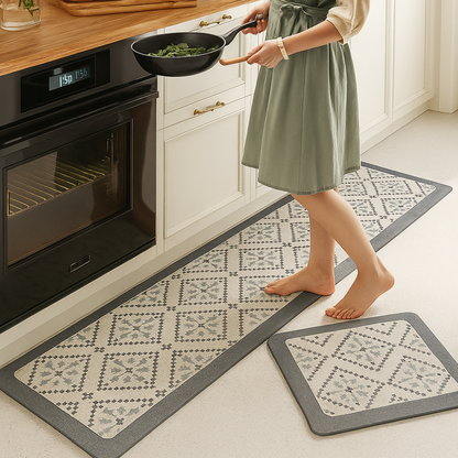 Tappeto da cucina impermeabile antiscivolo in PVC per pavimenti