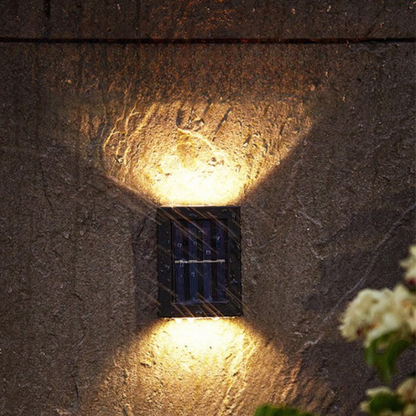 Outdoor Solar LED Wall Light Modern