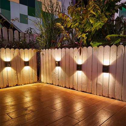 Outdoor Solar LED Wall Light Modern