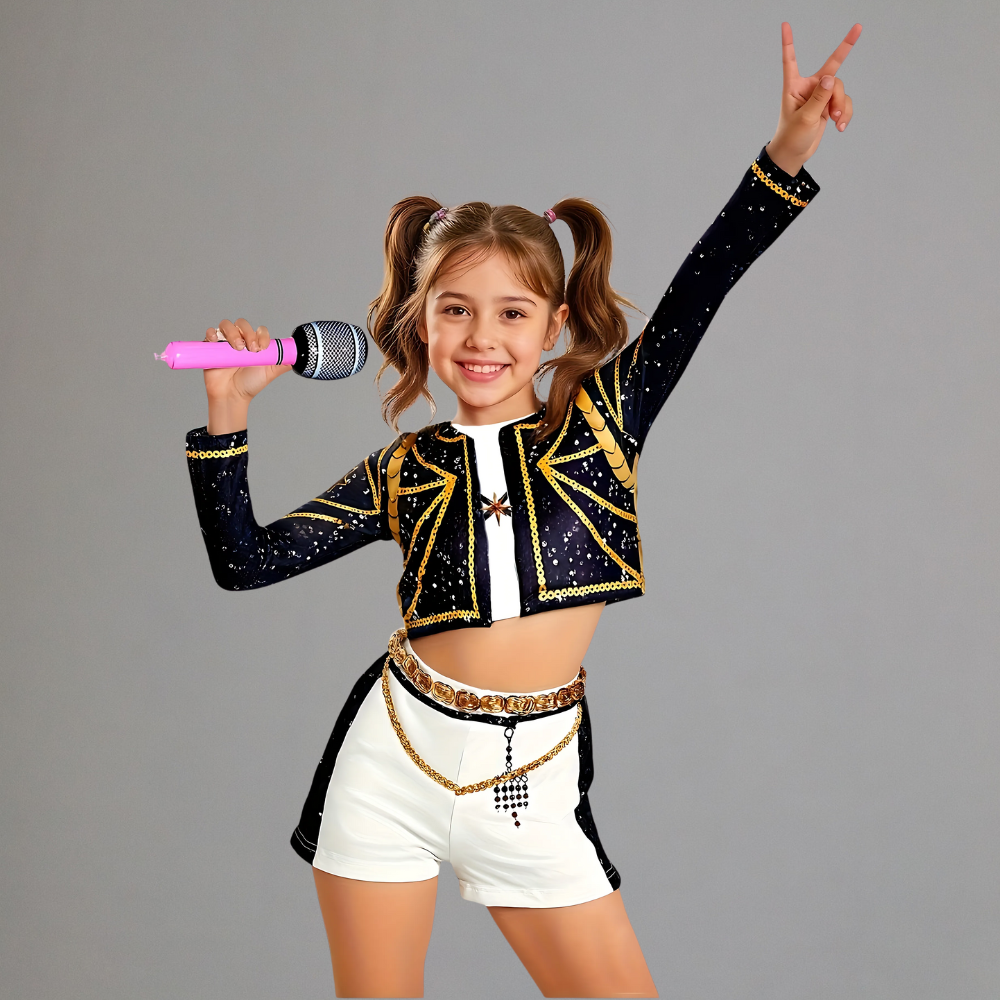 Kpop Hunter Halloween Costume Kids Outfit
