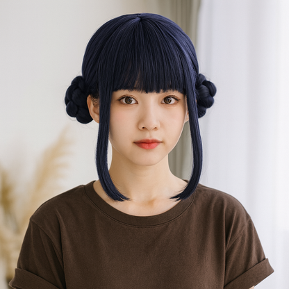 Kpop Hunter Costume Kids Wig Set