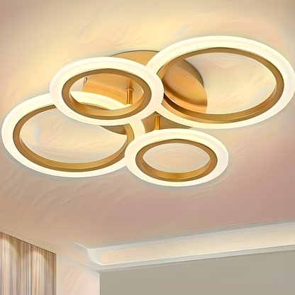 LED-Deckenleuchte Halbeinbauleuchte Modern Metall Acryl